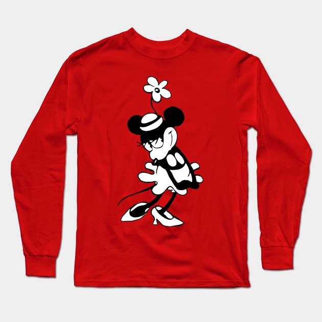 Steamboat Willie. Valentine Couple - 2 Long Sleeve T-Shirt by Megadorim